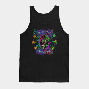 Multi heart lovu Tank Top